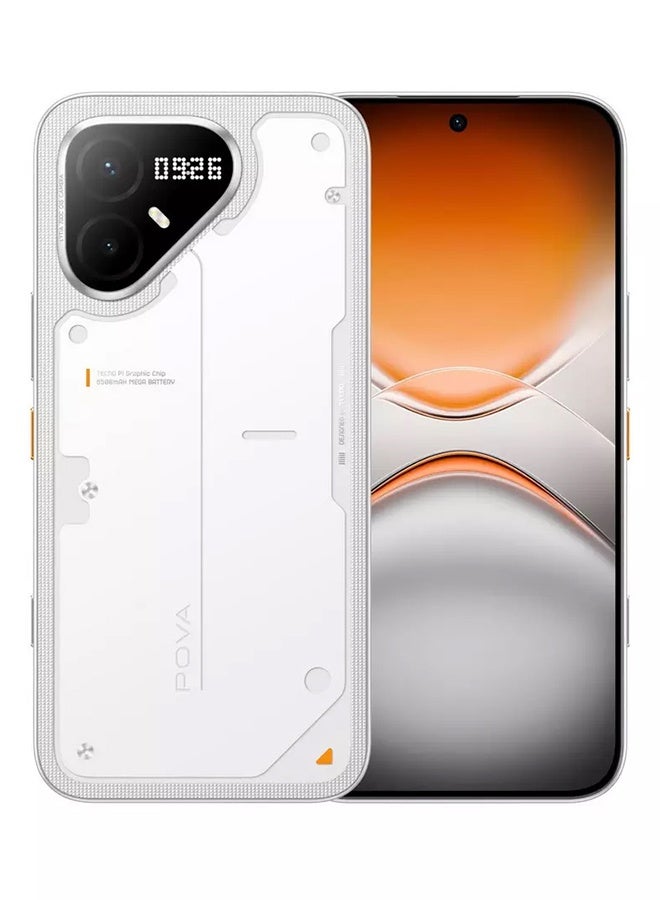 TECNO Pova 8 Pro 5G 8GB RAM 256GB Arc White + Tecno Watch + Tecno TWS + 180 days screen warranty + 2 years battery replacement warranty + 256GB Cloud storage for 2 years + 2 years International Warranty - Global Version - Image 2