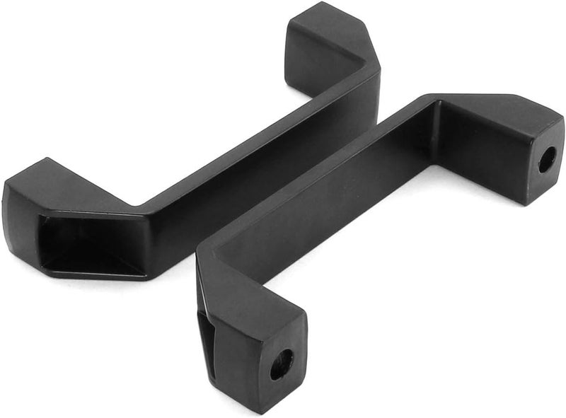 PZRT 2-Pack Black Aluminium Alloy Handle Rectangular Industrial Pull Handle for 20 Series Aluminum Extrusion Profile Accessories 90mm - Image 4