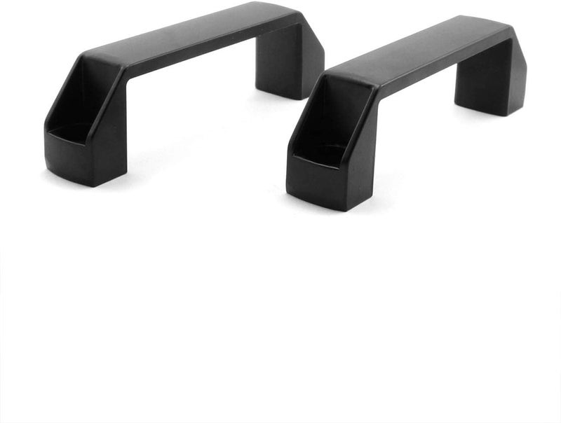 PZRT 2-Pack Black Aluminium Alloy Handle Rectangular Industrial Pull Handle for 20 Series Aluminum Extrusion Profile Accessories 90mm - Image 2