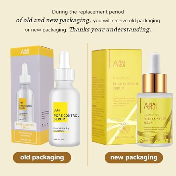 ANAI RUI Pore Minimizer Serum, Pore Minimizer for Face, Pore control,Minimizing, Shrinking, Tightening Pores, Refine Skin Texture 1 fl.oz - Image 2