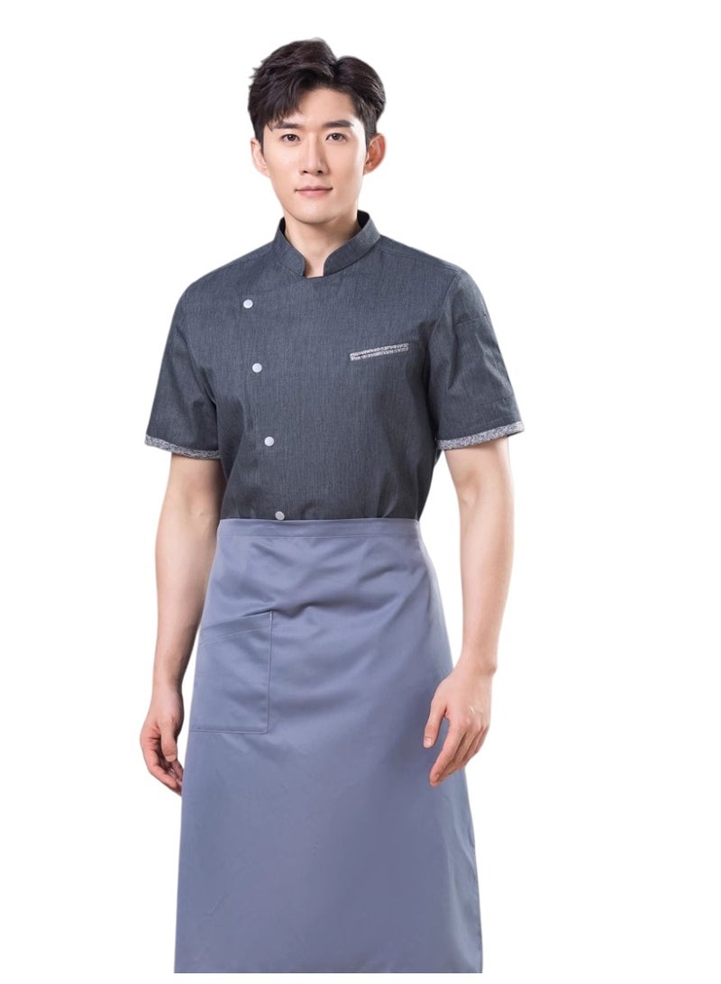 KUYING New Chef Workwear Top+Apron Set - Image 1