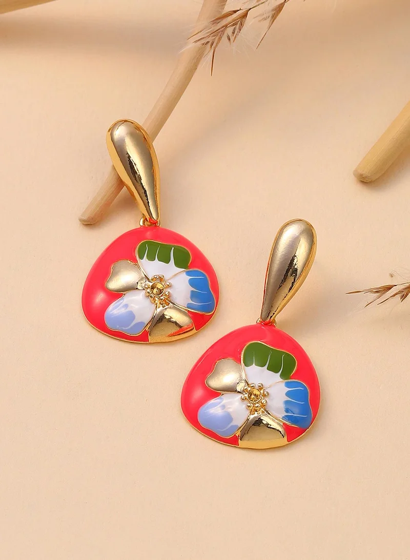 SOHI Hana Contemporary Artificial Drop Earring Jewellery