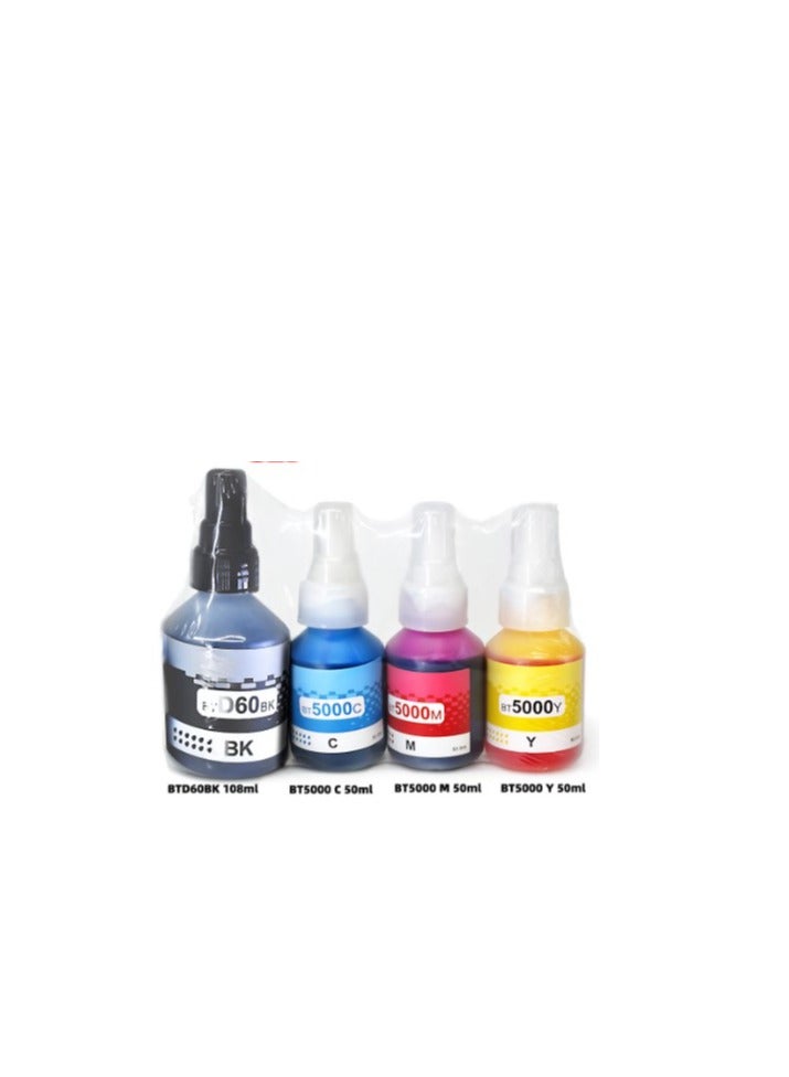 Terabyte Ink BTD60 BT5000 for Brother Pack of 4 Black Cyan Magenta Yellow for DCP - T300 T510W T710W MFC - T810W T910DW HL - T4000DW DCP - T310W T510W T710W MFC - T810W T910DW T4500DW DCP-T300 - Image 2