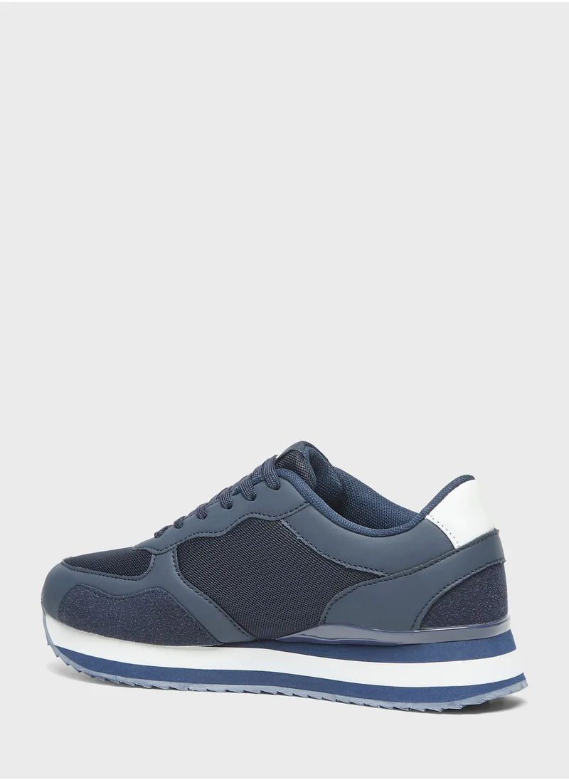 Lee Cooper Lace Up Low Top Sneakers