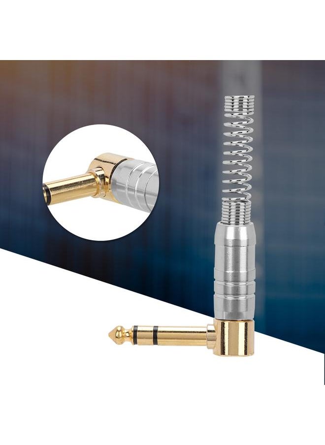 Thoraya 6PCS 6.35 Stereo Jack Gold-plated Welded Plug Dual sound Track Audio Cable Adapter  - Image 5