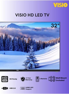 Visio 32-Inch LED TV HDTV FRAMLESS WITH FREE BRACKET  - Image 5