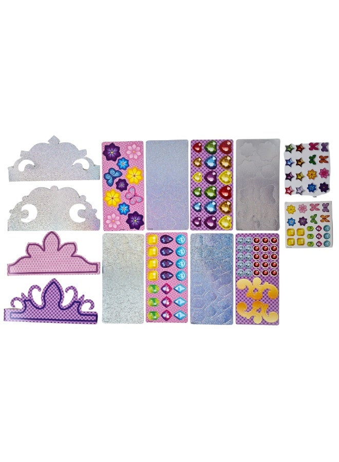 SKOODLE Tiara Kit | Make and decorate with cutouts and stickers | Fun Activity For Kids | Age 3+ - Image 4