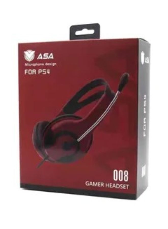 أيه أس أيه سماعة رأس للألعاب مع ميكروفون - Image 3