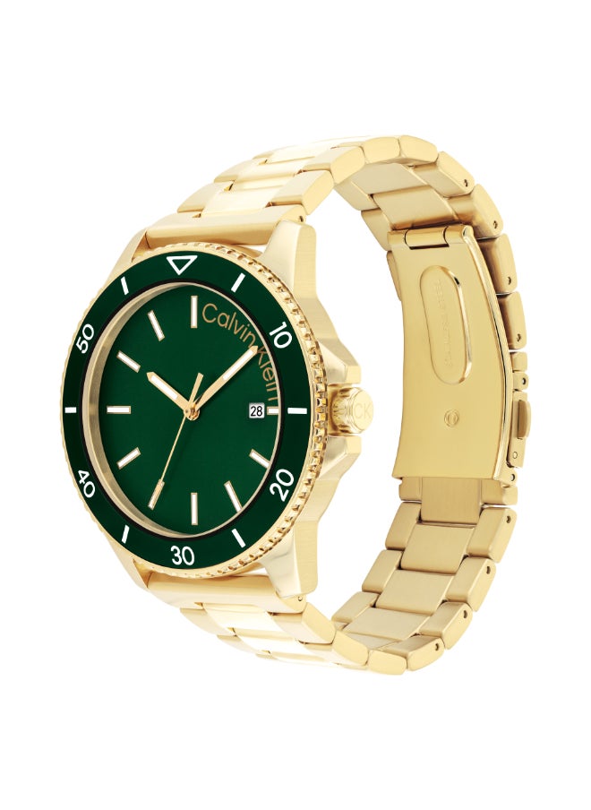CALVIN KLEIN Men's Analog Round Shape Stainless Steel Wrist Watch 25200383 - 44 Mm  - Image 1