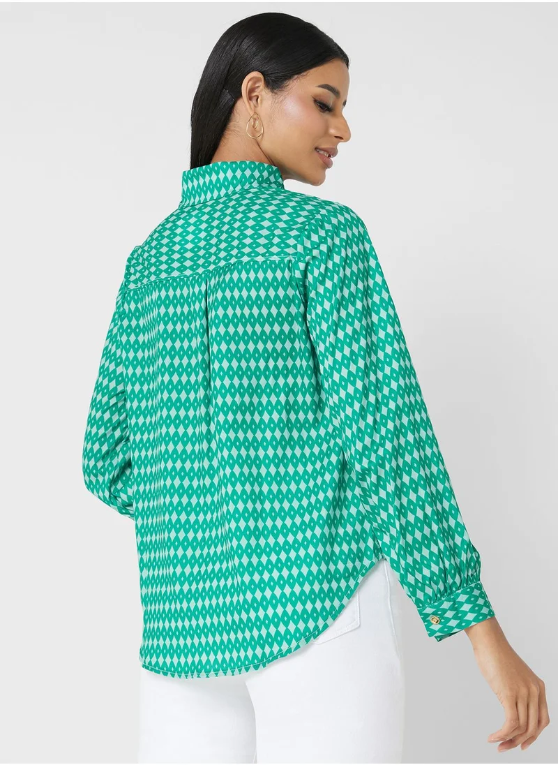 ELLA Front Pockets Detail Shirt