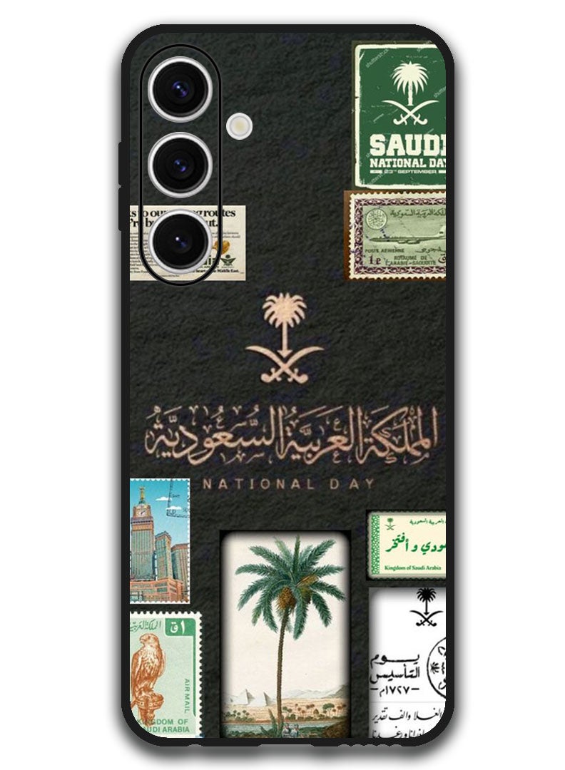 Theodor Protective Case Anti Scratch Shock Proof Bumper Cover For Samsung Galaxy S24 FE KSA national day - Image 1