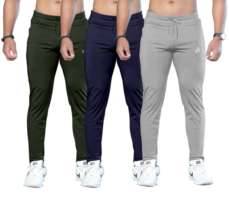 FTX Mens Regular Fit Mid Rise Track Pant Multicolor S - Image 1