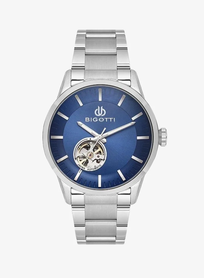 BIGOTTI Bigotti - Raffinato Men Watch | Stainless SteelSteel Case | Analog | Round Dial | Mineral Glass | Japan Automatic Movement | Water Resistant 50 Meters