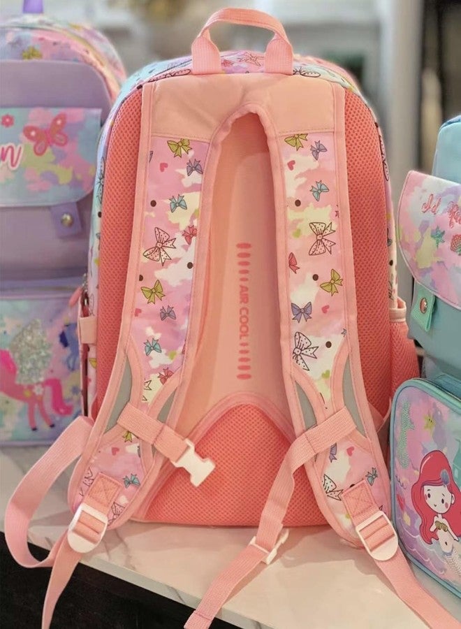 ADSON Unicorn Lightweight Orthopaedic Spacious Travel School Bag | School Backpack for Toddlers & Children Plush Preschool Shoulder Bag Water Resistant Gift for Kids (Peach Unicorn) - Image 5