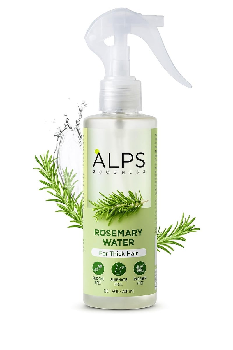 Alps Goodness Rosemary Water Spray for Hair Growth | Strengthen, Revitalize & Thicken Hair | Damage Repair & Hair Loss Control | Adds Shine & Reduces Frizz | 6.76 Fl Oz/200ml - Image 1