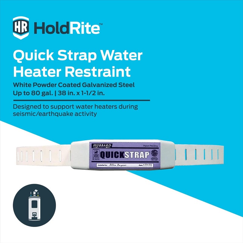Holdrite QS-50-D Powder-Coated Steel QuickStrap for 80 Gallon Water Heater - Image 2