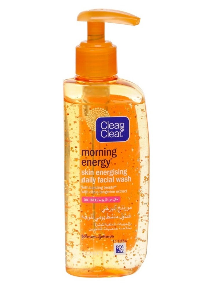 Clean & Clear Morning Energy Skin Energising Daily Facial Wash 150ml - Image 1