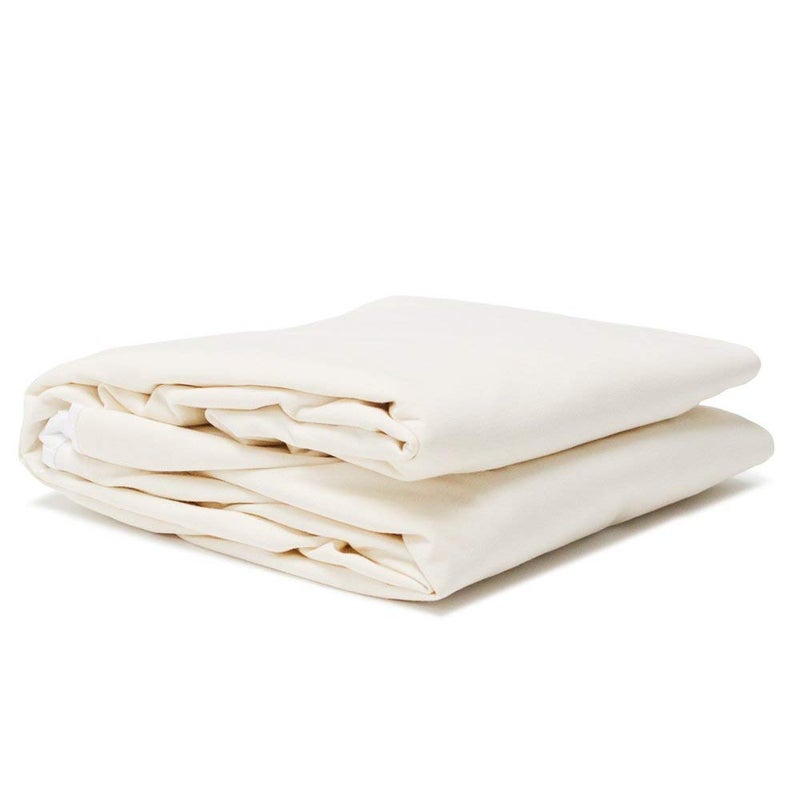 Happsy Organic Waterproof Mattress Protector Pad - Elastic Fitted Mattress Protector - Machine Washable Mattress Topper Breathable Fitted Cover for Twin Mattress - 38" x 75" - Image 5