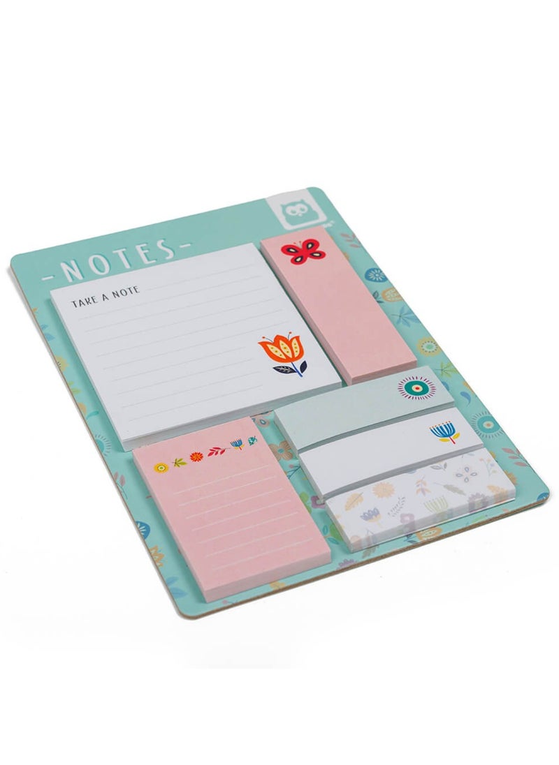 EUREKA KIDS - Eurekakids Flowers Post-It Sticky Notes Stationery| Arts and Crafts | For 3Y+ - Image 1
