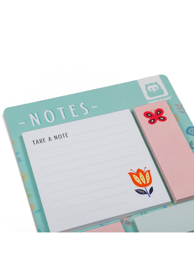 EUREKA KIDS - Eurekakids Flowers Post-It Sticky Notes Stationery| Arts and Crafts | For 3Y+ - Image 1