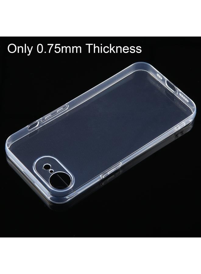 اس-توب جراب لهاتف iPhone SE 4 2024 جراب هاتف TPU شفاف فائق النحافة - Image 5