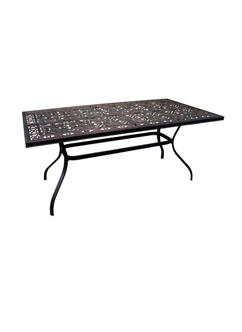 Schondor Furniture - San Diego | 6 Seater | Dining Table | Outdoor Furniture | Made in Aluminum Cast - Image 1