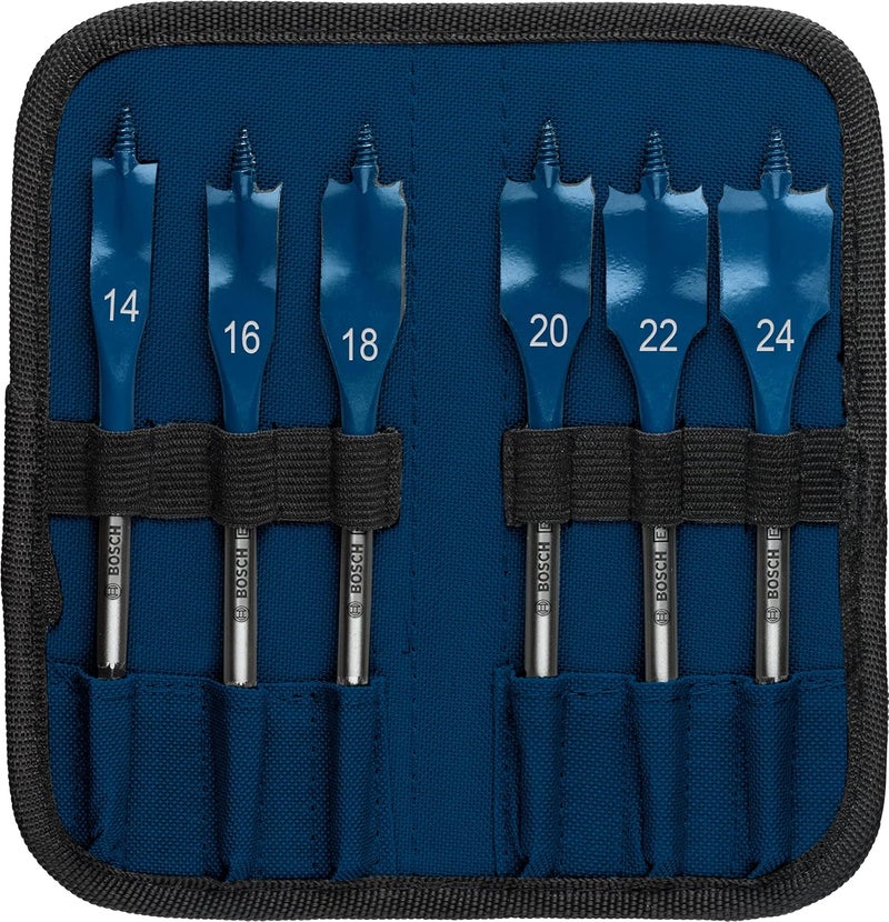 Bosch Professional 6Piece Wood Drill Bit Set 1416 1820 22 24mm - Image 2