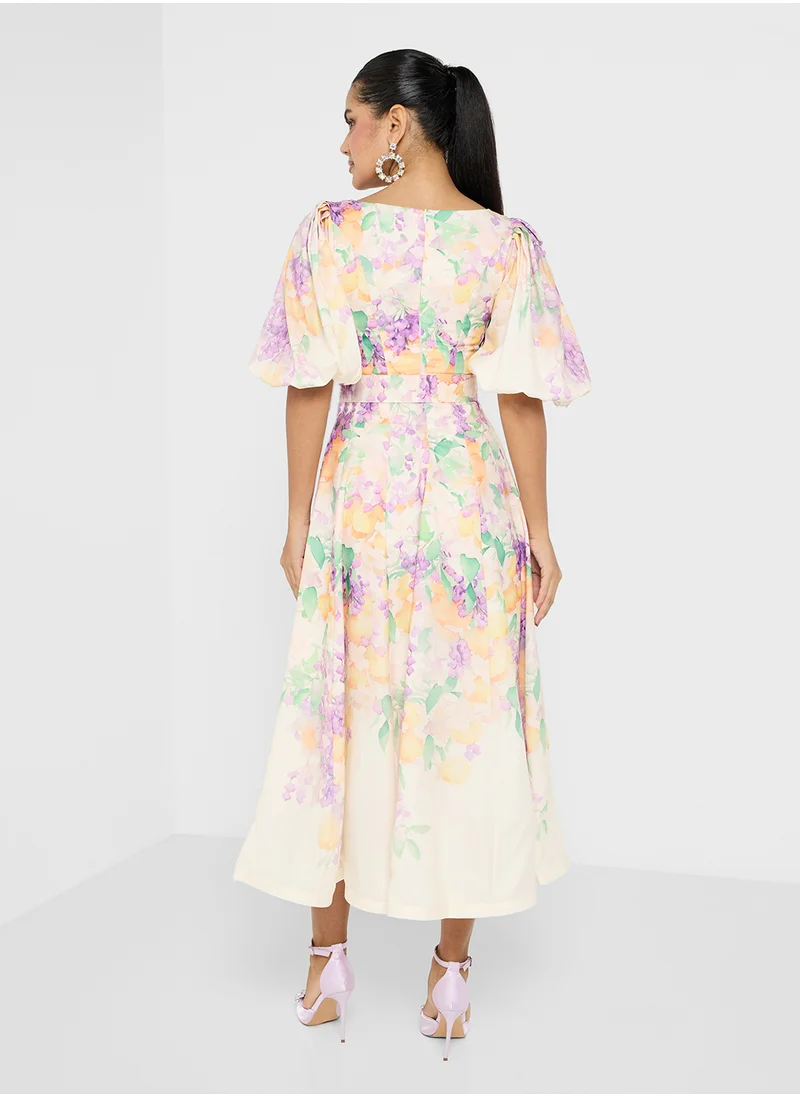 ELLA Floral Print Dress