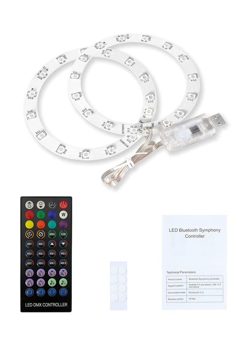 Generic - RGB LED Light Strip for PS5/PS5 Slim /PS5 PRO Console, IR Remote/APP/USB 3 Control Methods, 8 Colors 400+ Effects DIY Decoration Accessories - Image 1