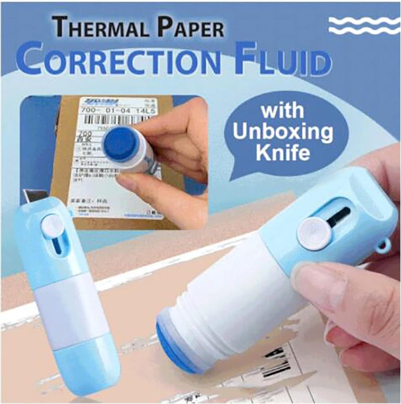 woobles Thermal Paper Correction Fluid with Unboxing Tool。 (Correction Fluid) - Image 1