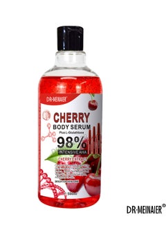 DR.MEINAIER Cherry Body Serum Plus L-Glutathlone,98% Intensive Aha Cherry Extract,Brightening Skin Tone 500ml  - Image 1