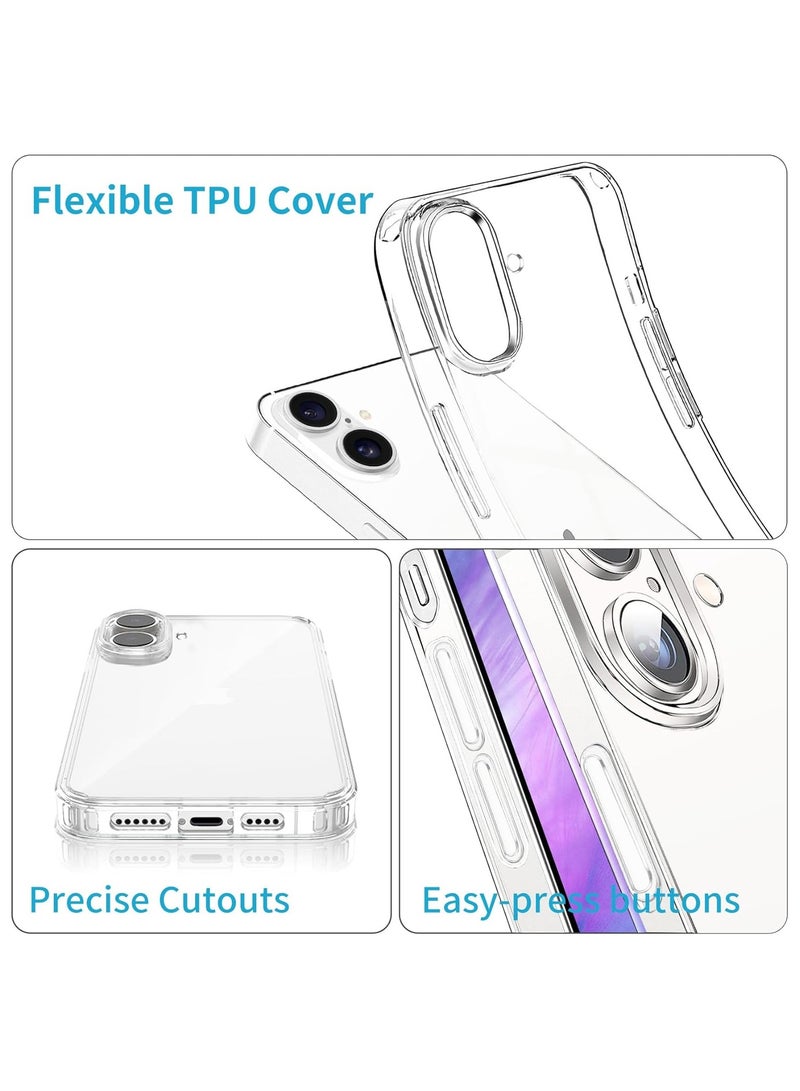 Crystal Clear Case for iPhone 17 Slim Thin TPU Cover Ultra-Thin Lightweight Transparent Soft Protective Phone Cover (Clear) - Image 3