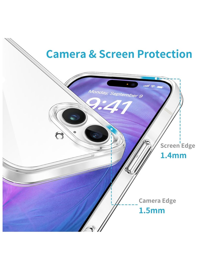 Crystal Clear Case for iPhone 17 Slim Thin TPU Cover Ultra-Thin Lightweight Transparent Soft Protective Phone Cover (Clear) - Image 4