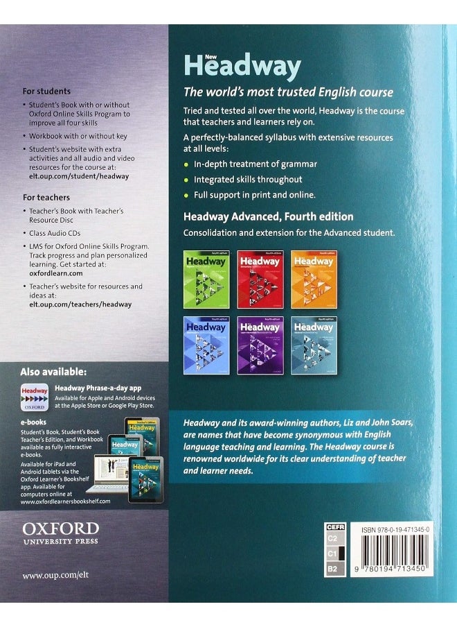 New Headway: Advanced (C1). Workbook + iChecker with Key  - Image 2