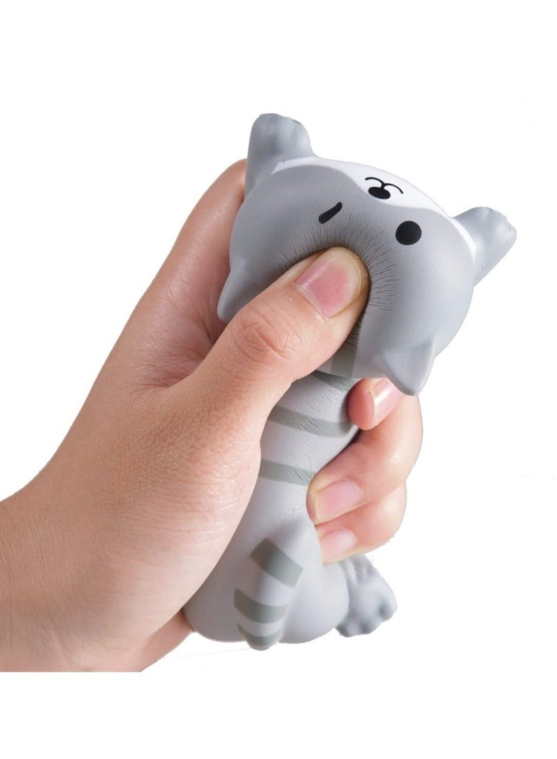 Captaintech Wrist Rest Support for Mouse Keyboard Computer Arm Rest for Desk Ergonomic Kawaii Office Supplies Slow Rising PU Mouse Pad Grey Cat - Image 3