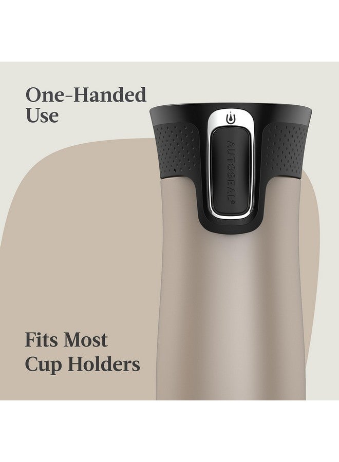 Contigo Contigo West Loop 2.0 Leak-Proof Spill-Proof Insulated Stainless Steel Travel Mug, 16oz., 2 Pack, Brown Sugar & Chocolate Truffle Metallic  - Image 3