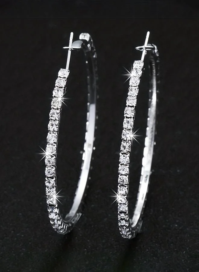 تايك تو Take Two Set of 5 - Embellished Hoop Earrings