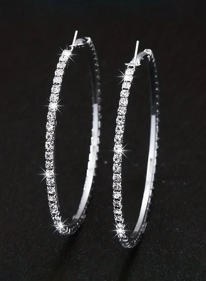 تايك تو Take Two Set of 5 - Embellished Hoop Earrings