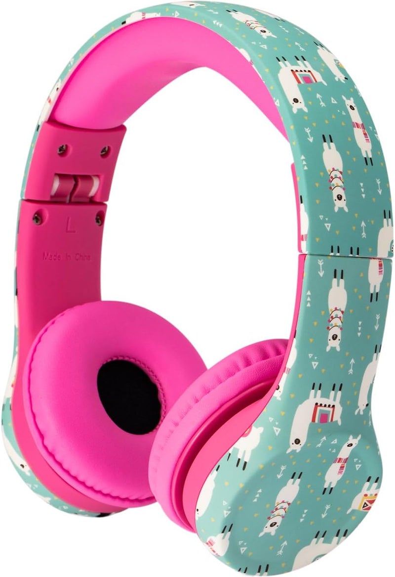 Snug Play+ Kids Headphones with Volume Limiting for Toddlers (Boys/Girls) - Llamas - Image 1