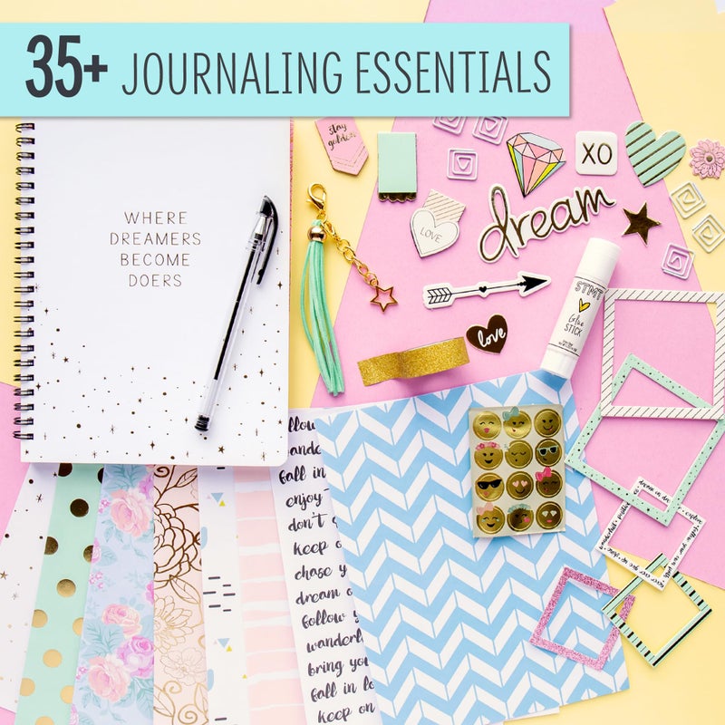 STMT D.I.Y. Dreamers Become Doers Journaling Set, Stationery Set, Bullet Journal Kit, Journaling Kit, Journals for Teen Girls, DIY Journal Set for Girls Ages - 8+ - Image 3