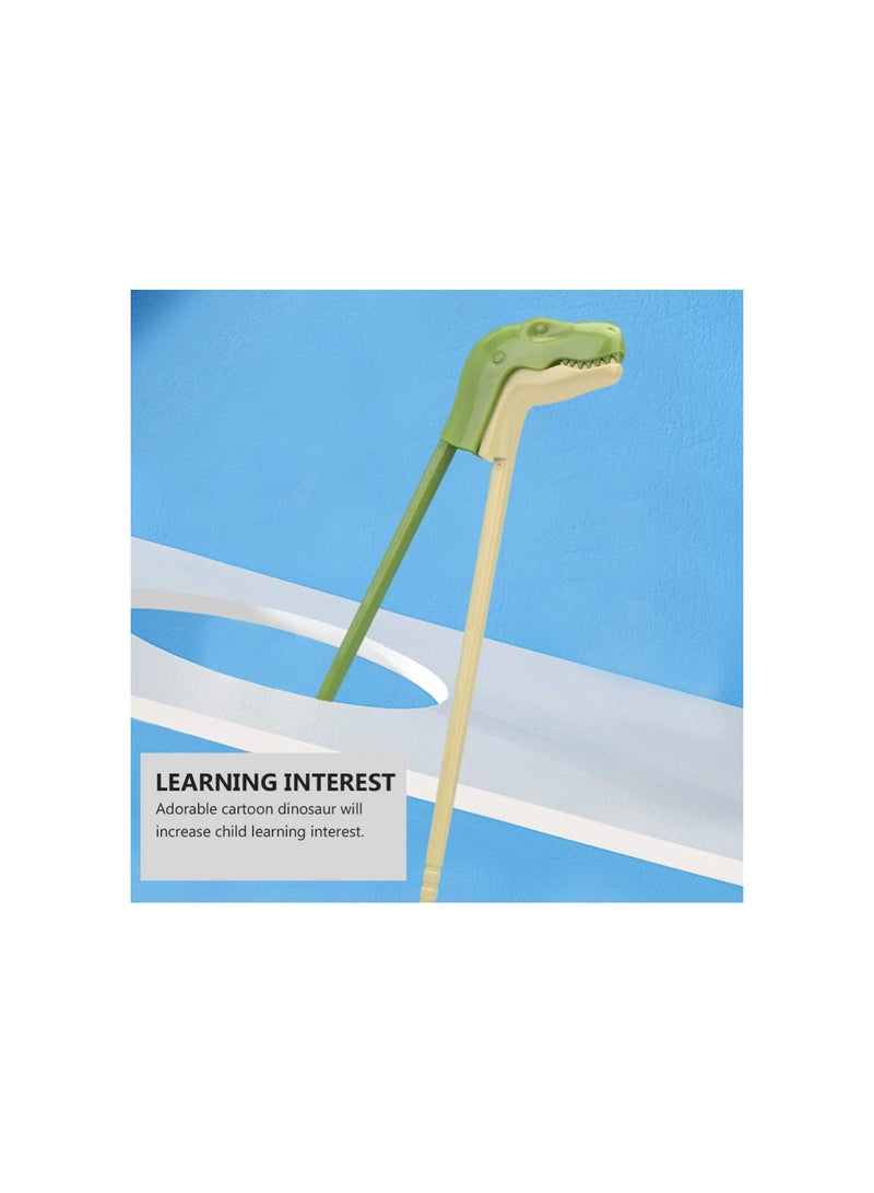 GGOOT Training Chopsticks Kids Children Learning Chopsticks Chopstick Helper Dinosaur Shape for Beginners Toddlers - Image 4