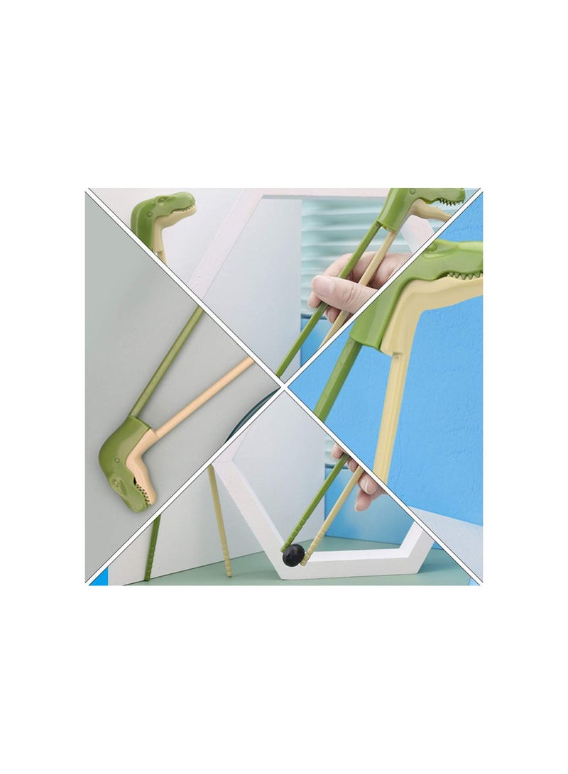GGOOT Training Chopsticks Kids Children Learning Chopsticks Chopstick Helper Dinosaur Shape for Beginners Toddlers - Image 3