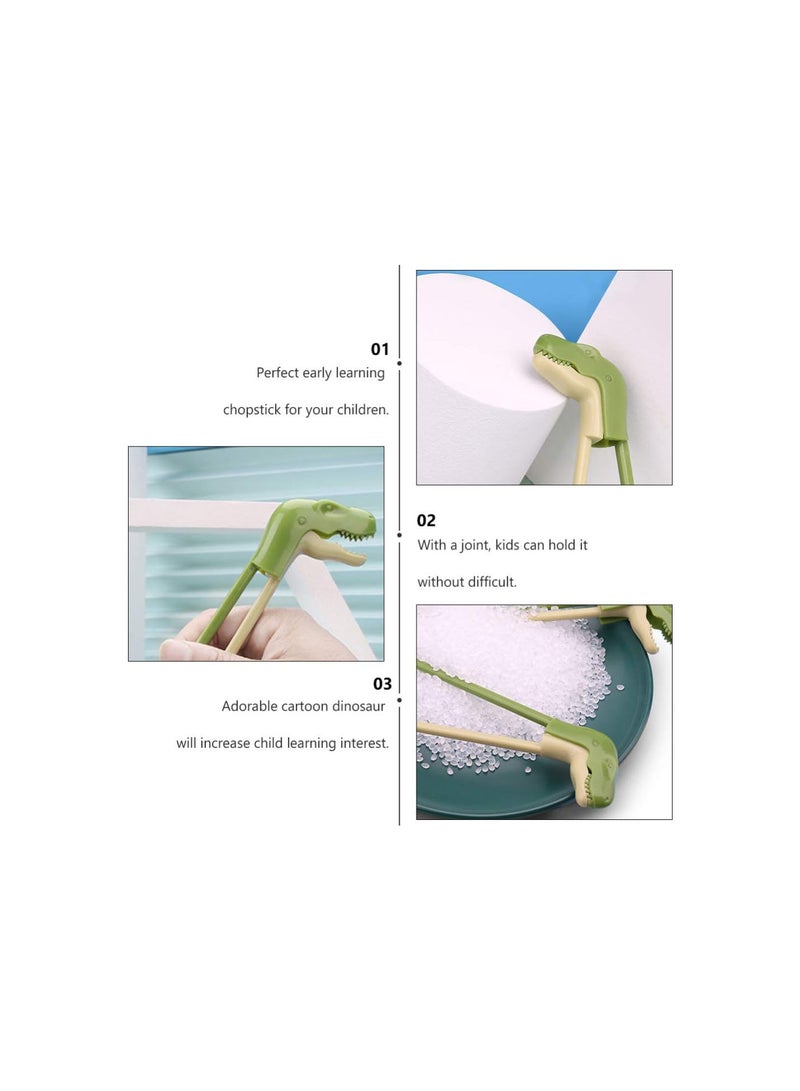 GGOOT Training Chopsticks Kids Children Learning Chopsticks Chopstick Helper Dinosaur Shape for Beginners Toddlers - Image 5
