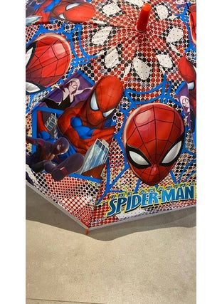 Magicway Children's Umbrella Spiderman Picture Super Quality 8 Wire Spiderman Umbrella  - Image 2