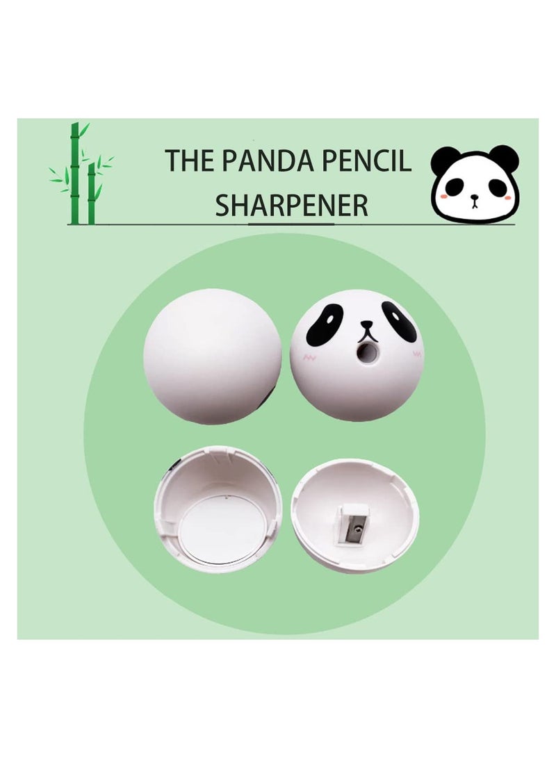 SYOSI Panda Manual Pencil Sharpener, Long Usage for School Classrooms - Image 2