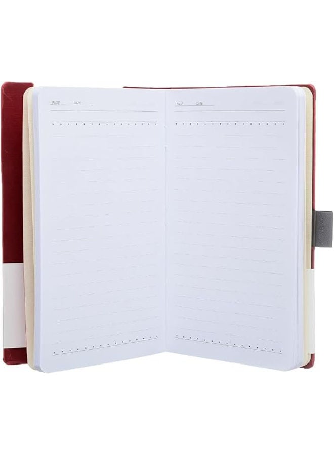 Yassin Titanium Notepad with Pen, 12x19cm Plastic Cover for Portable Notes and Lists - Image 3