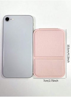 KHAJUL Pocket Mirror, Portable Folding Compact Makeup Mirror for Quick Touch-ups on the Go (Pink)  - Image 2