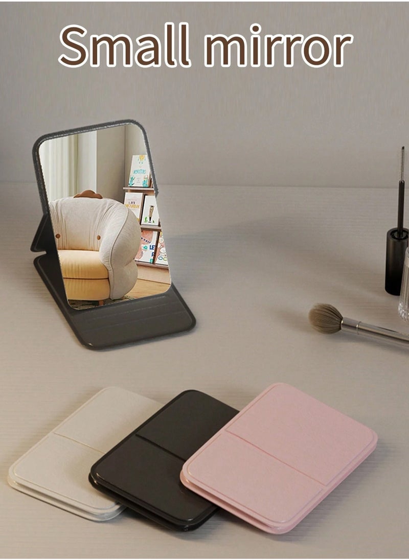 KHAJUL Pocket Mirror, Portable Folding Compact Makeup Mirror for Quick Touch-ups on the Go (Pink)  - Image 5