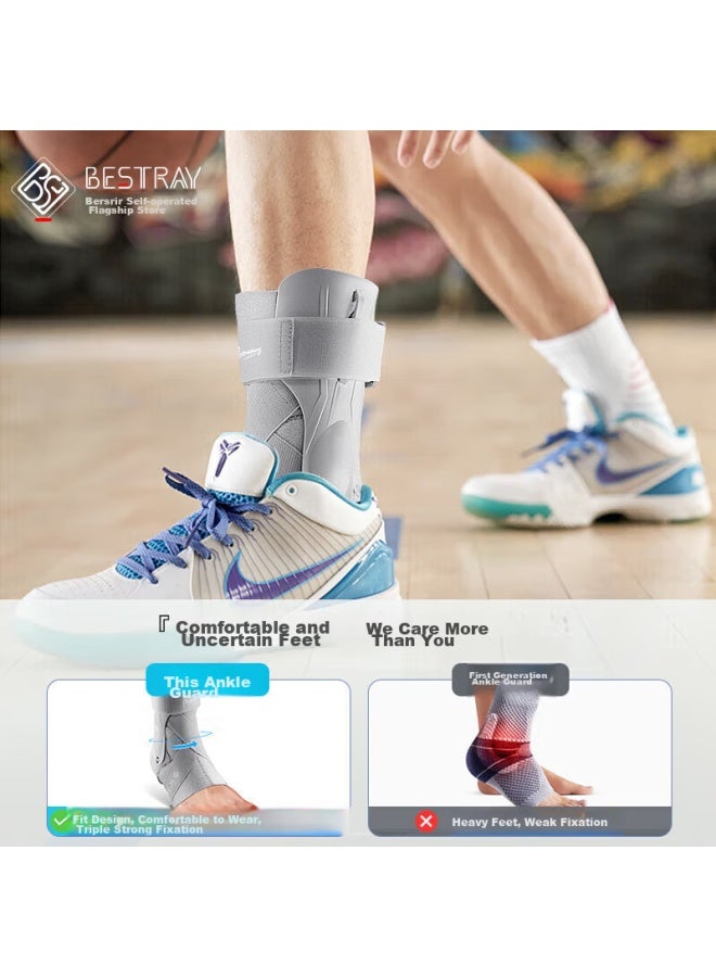 Bestray Baisirei Ankle Brace, Post-injury Ankle Support, Ankle Joint Brace, Sprain Prevention, Sports Support, Rehabilitation Foot Guard, Ankle Protector - Image 3