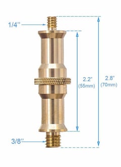 Y&D 1/4 to 3/8 inch Male Convertor Threaded Screw Tripod Adapter for Flash Holder Studio Light Stand Ball Head Wireless Receiver Trigger - 2 PCS  - Image 5
